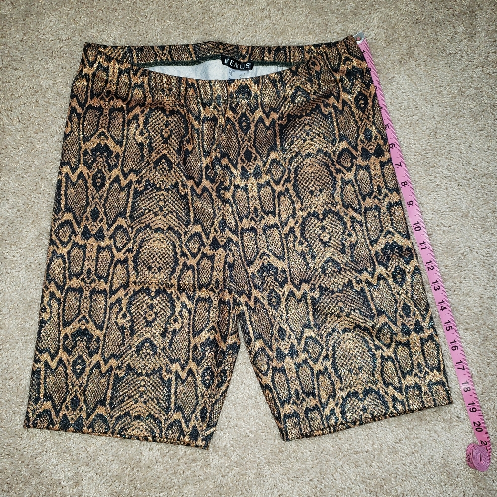 Venus Python Print Bike Short Size Small - Picture 3 of 6